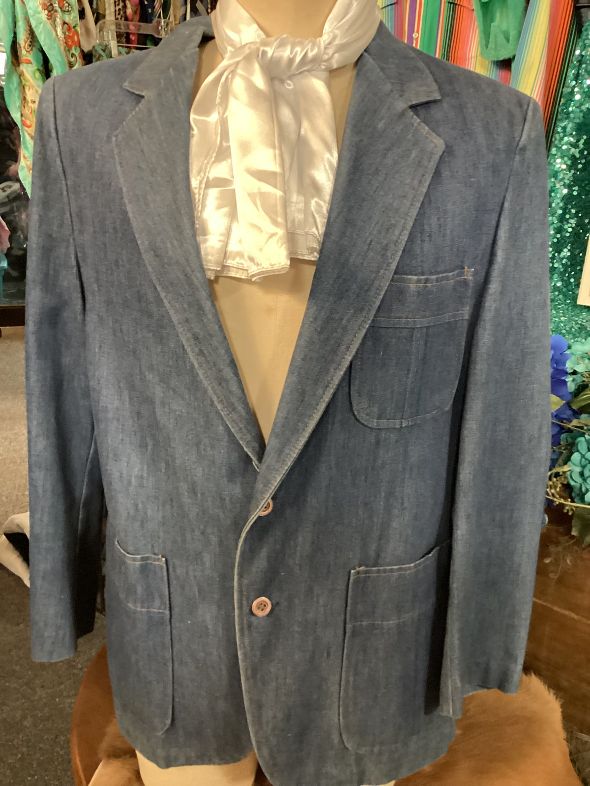 Vintage Denim Sport Coat