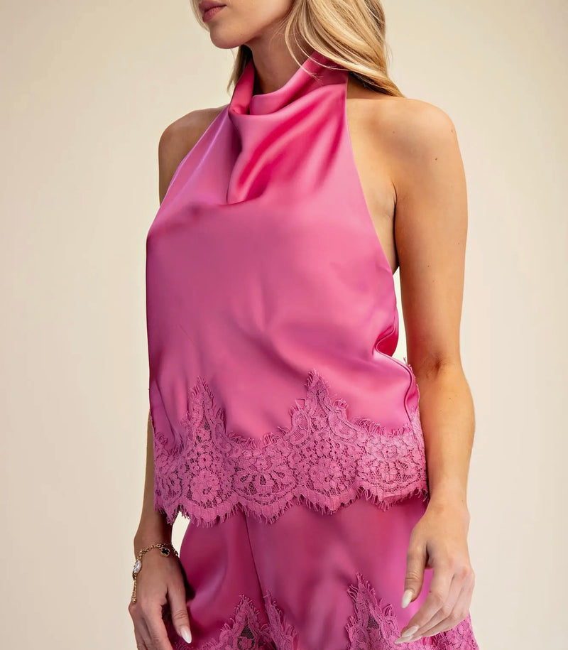 Blouse| Rose| Halter
