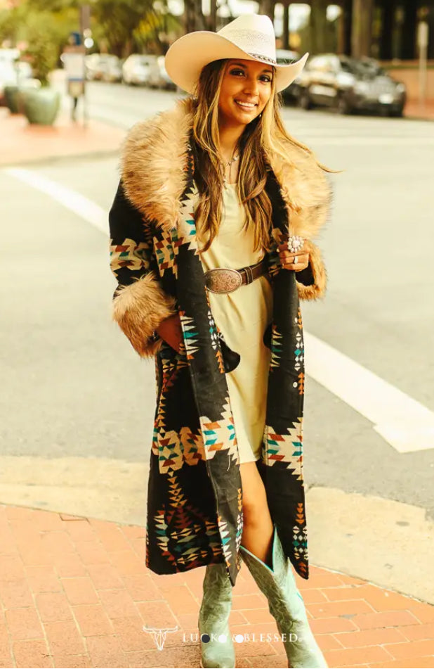 Ladies Coat| Aztec