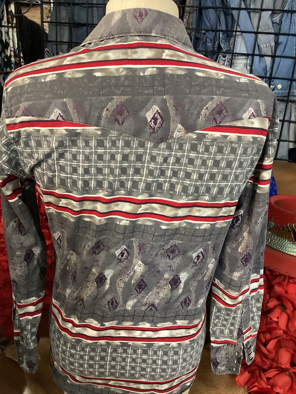 Vintage Western | Men’s |Wrangler| Grey