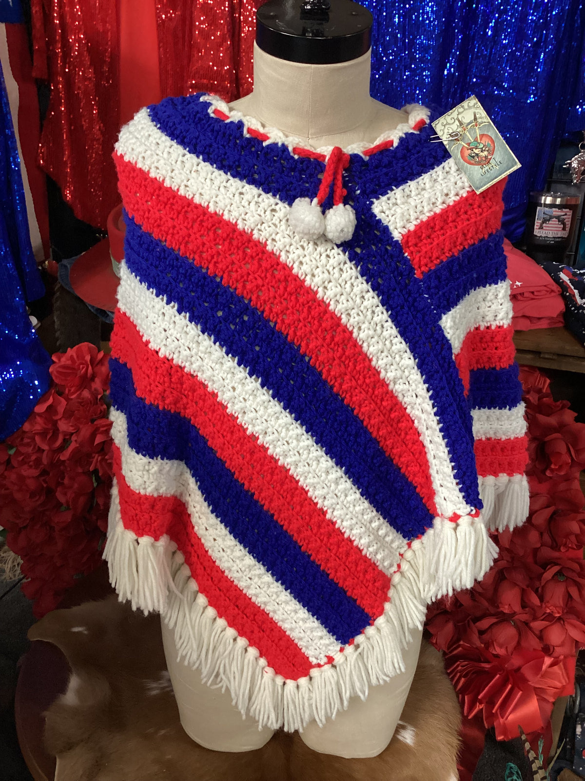 Vintage Poncho | Crochet