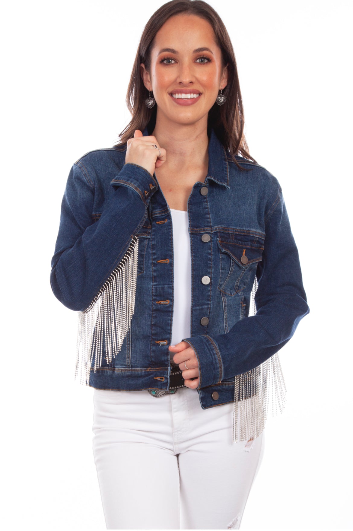 Ladies Jacket | Denim | rhinestones