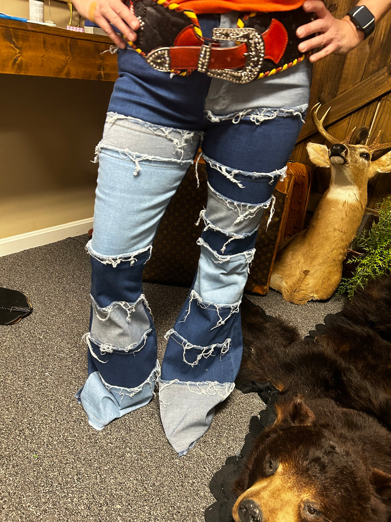 Ladies Jeans| patchwork