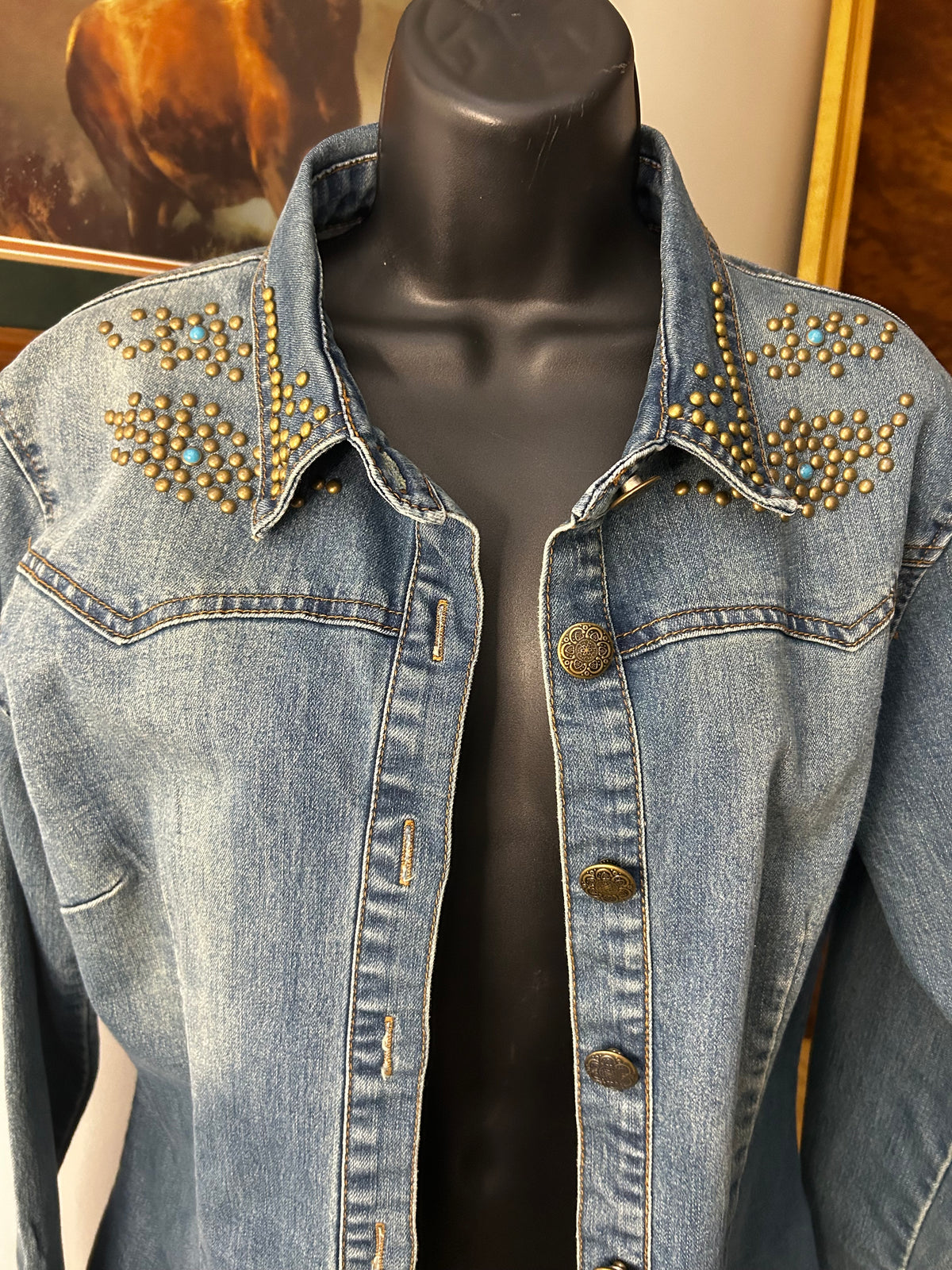 Ladies Jacket |Denim|R Cinco Ranch