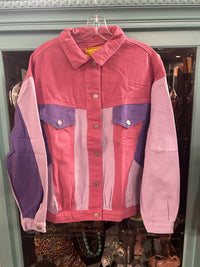 Ladies | Color Block | Denim | Jacket