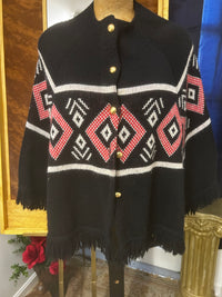 Ladies Vintage Poncho