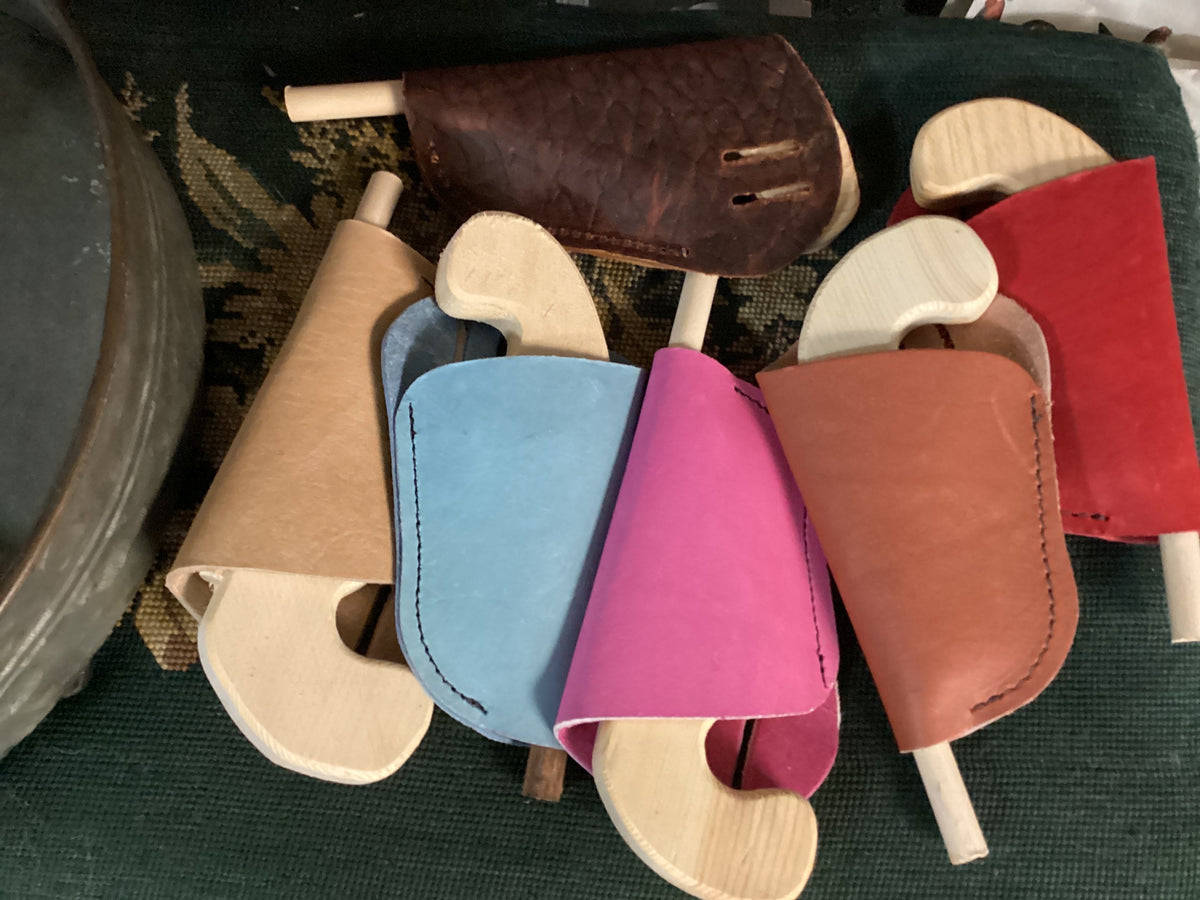 Wooden Toy| Leather Holster with wooden toy