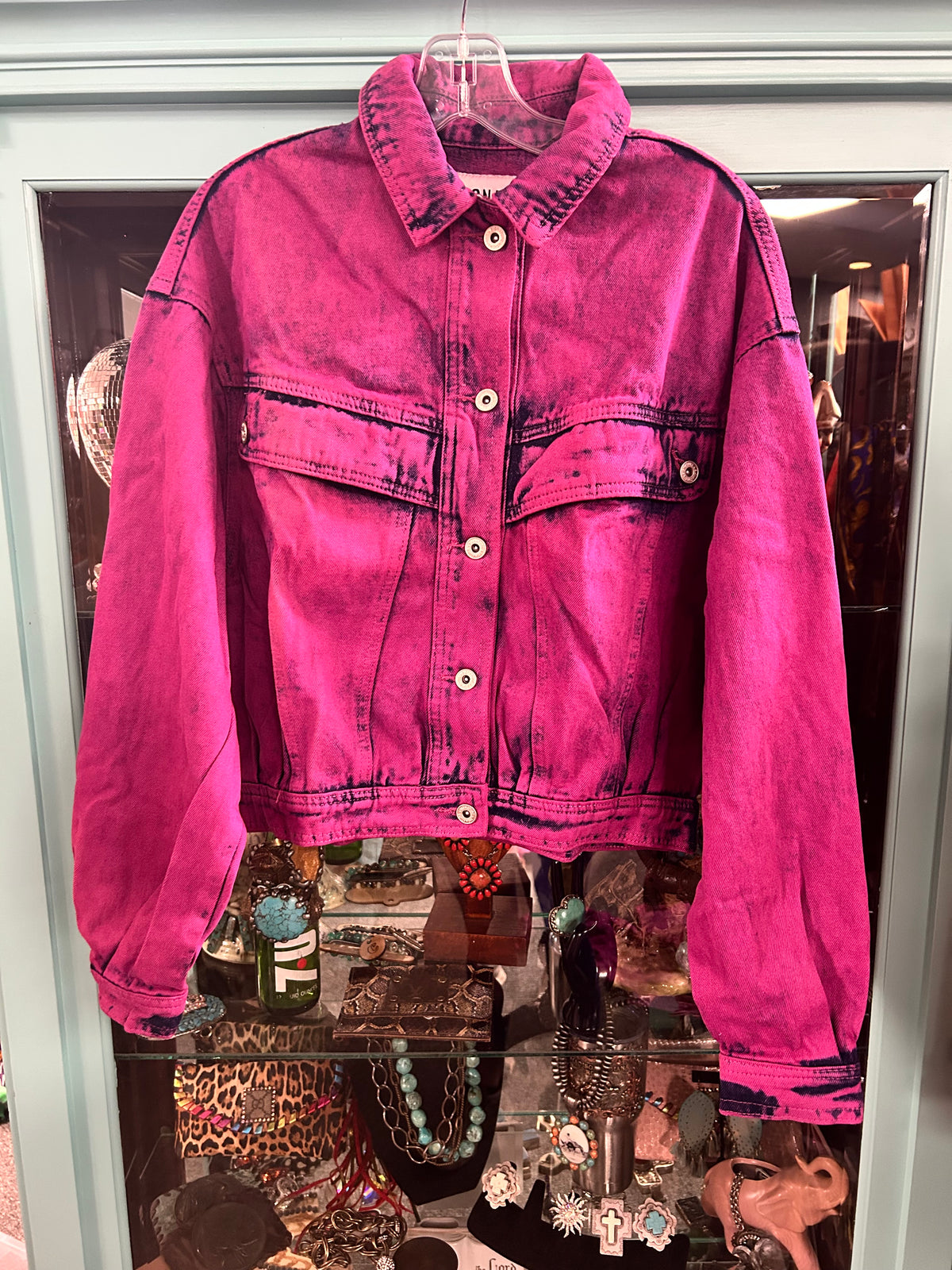 Ladies | Purple | Denim | Jacket