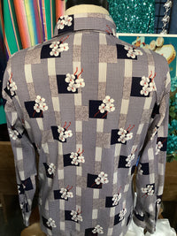Vintage Shirt| Men’s | Floral Blue