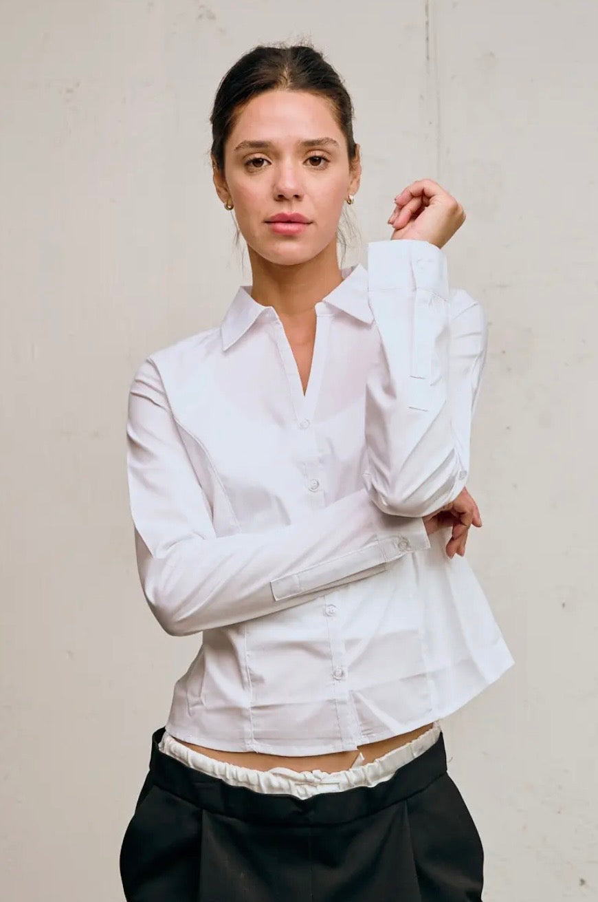 Blouse| Solid| Button Up