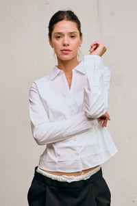 Blouse| Solid| Button Up