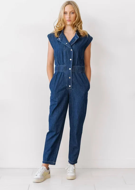 Elan Denim Jumpsuit