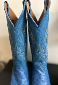 Ostrich Women’s Boots/ Blue Ferrini / size 8.5