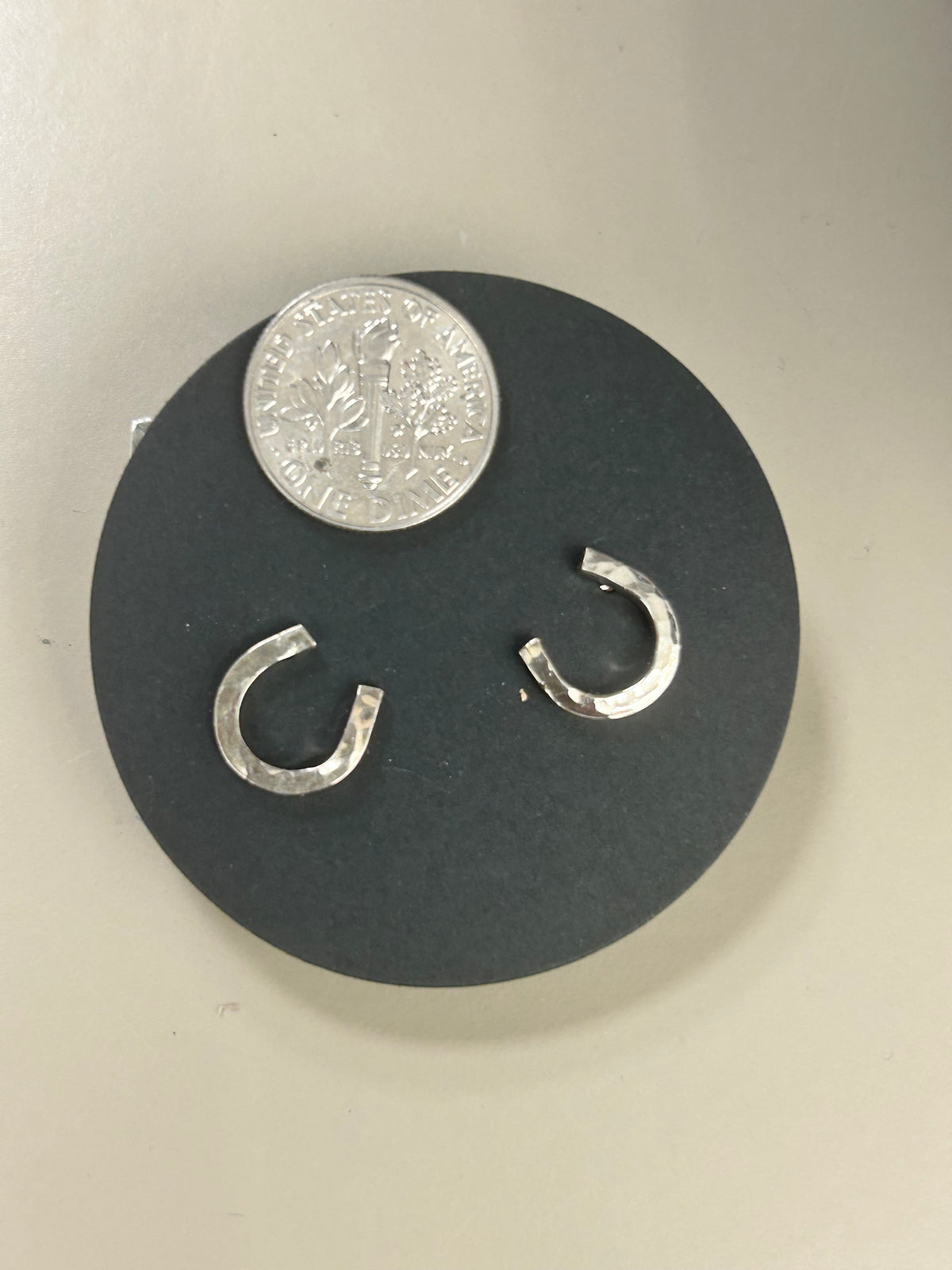 Horse Shoe Earrings | Sterling |