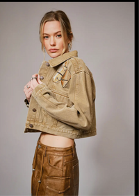 Denim Jacket |Embroidered | Horse