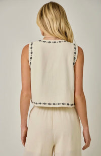 Vest| Tie| Embroidered