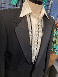 Vintage Tuxedo Jacket| Black| 42L