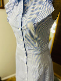 Ladies Dress| Ruffles | Stripe