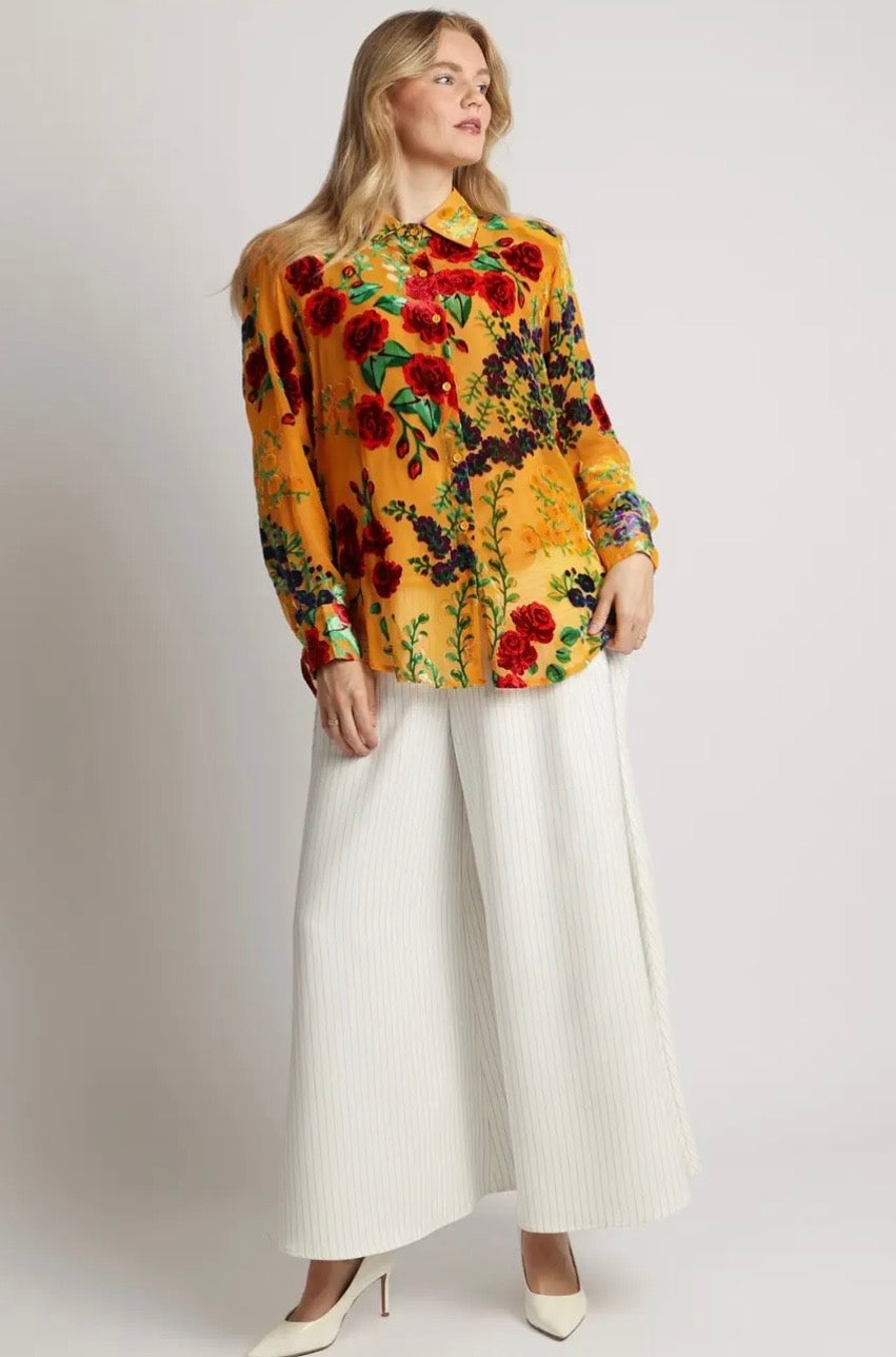 Blouse| Yellow Floral