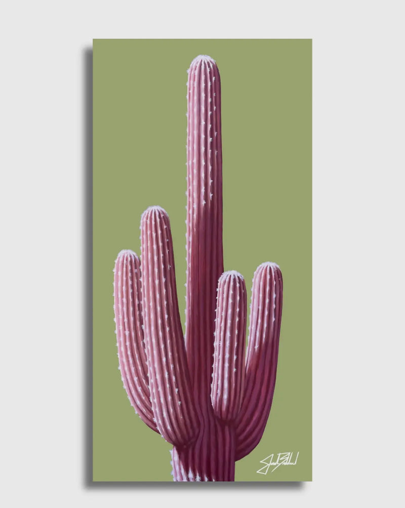 Saguaro Paper Print | 8”x16”