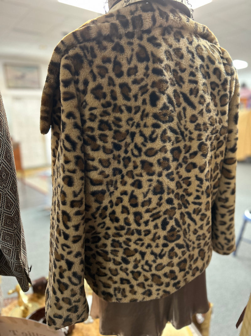 Ladies Coat| Faux Fur|Wild Print