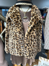 Ladies Coat| Faux Fur|Wild Print