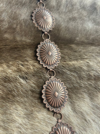 Ladies Belt| Concho | Copper Color