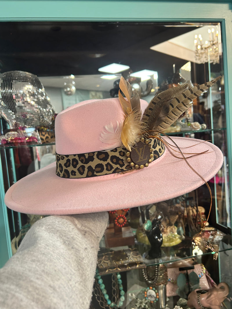 Fashion Hat | Pink | Louis Vuitton | Feathers