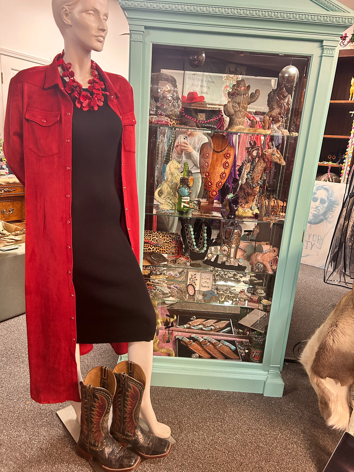 Pearl Snap | Long Sleeve | Maxi Dress