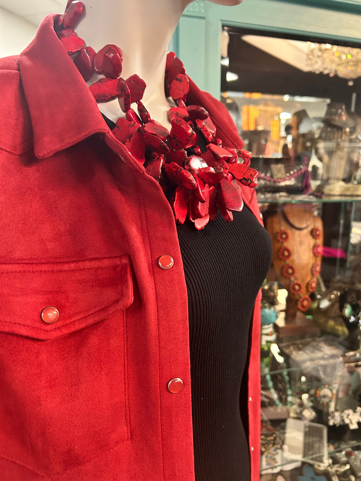 Pearl Snap | Long Sleeve | Maxi Dress