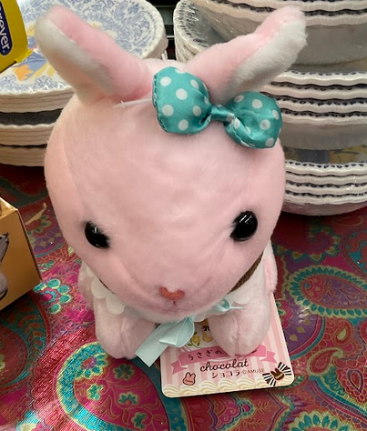 Bunny Plush | 8" - Raspberry / Chiffon