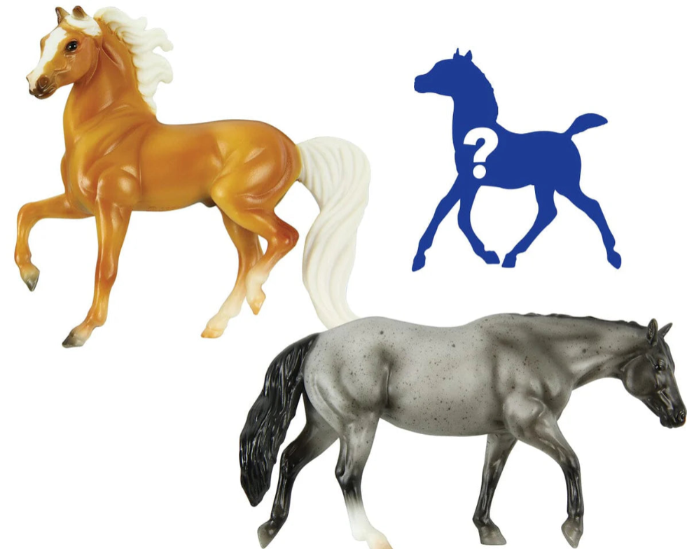 Horse Foal Surprise | Sunset Ridge Family | Breyer Stablemate Set