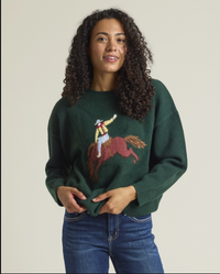 Ladies | Bucking Horse | Cowboy | Sweater