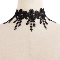 Necklace| Gothic |Black Lace Necklace