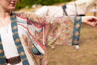 Kimono | Love Revolution Opera Duster Kimono Robe w/ horse & florals