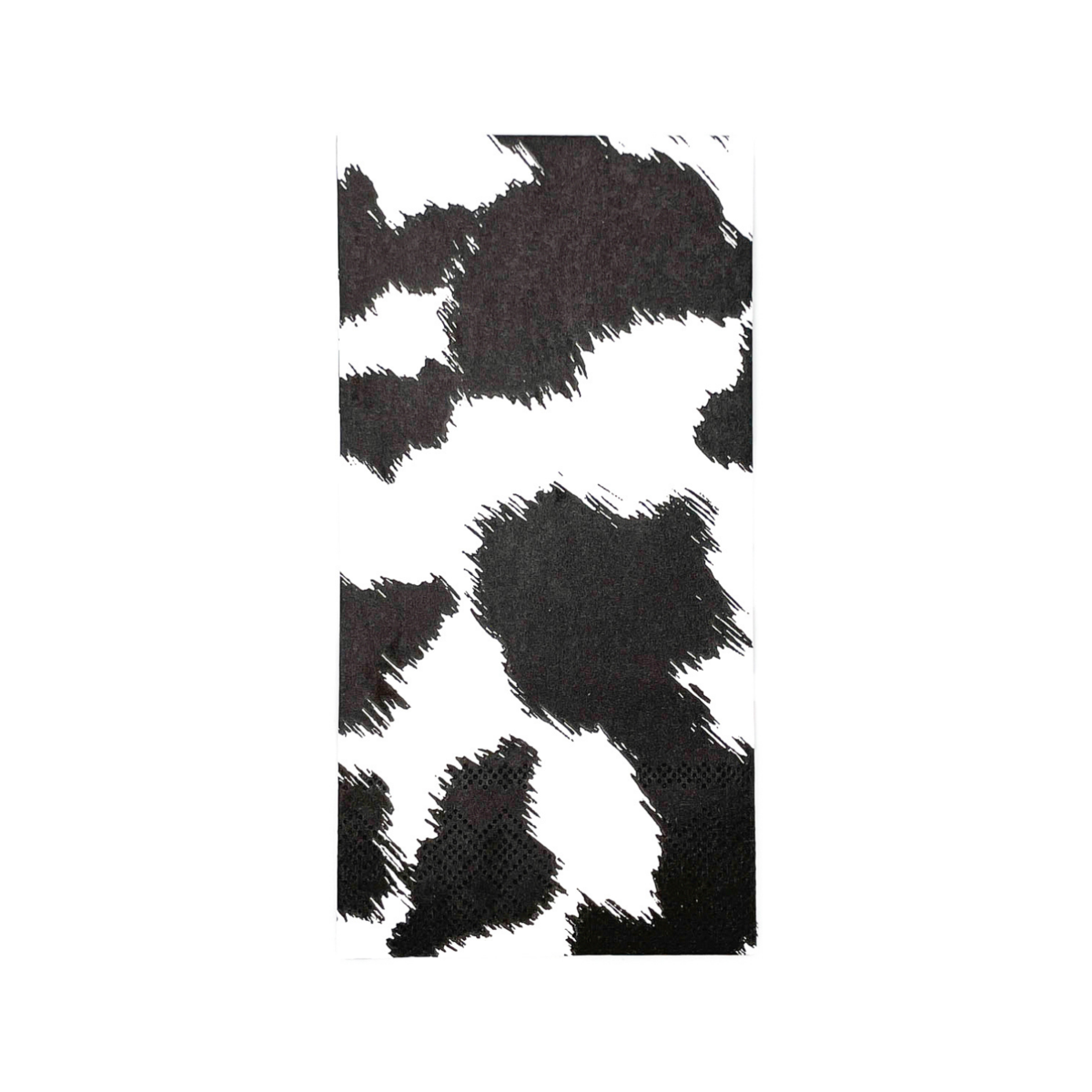Black Cowhide Dinner Napkins (Set of 16)