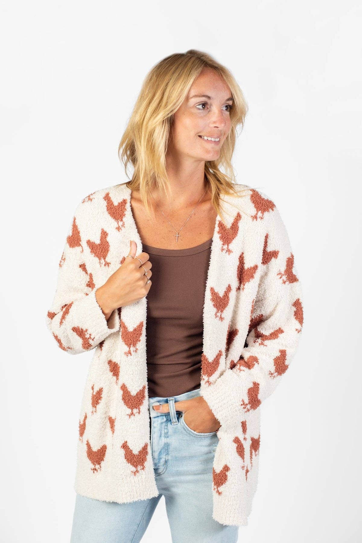 Ladies | Cardigan | Chicken