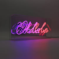 Neon Sign | Oh La La | Glass | Box Sign