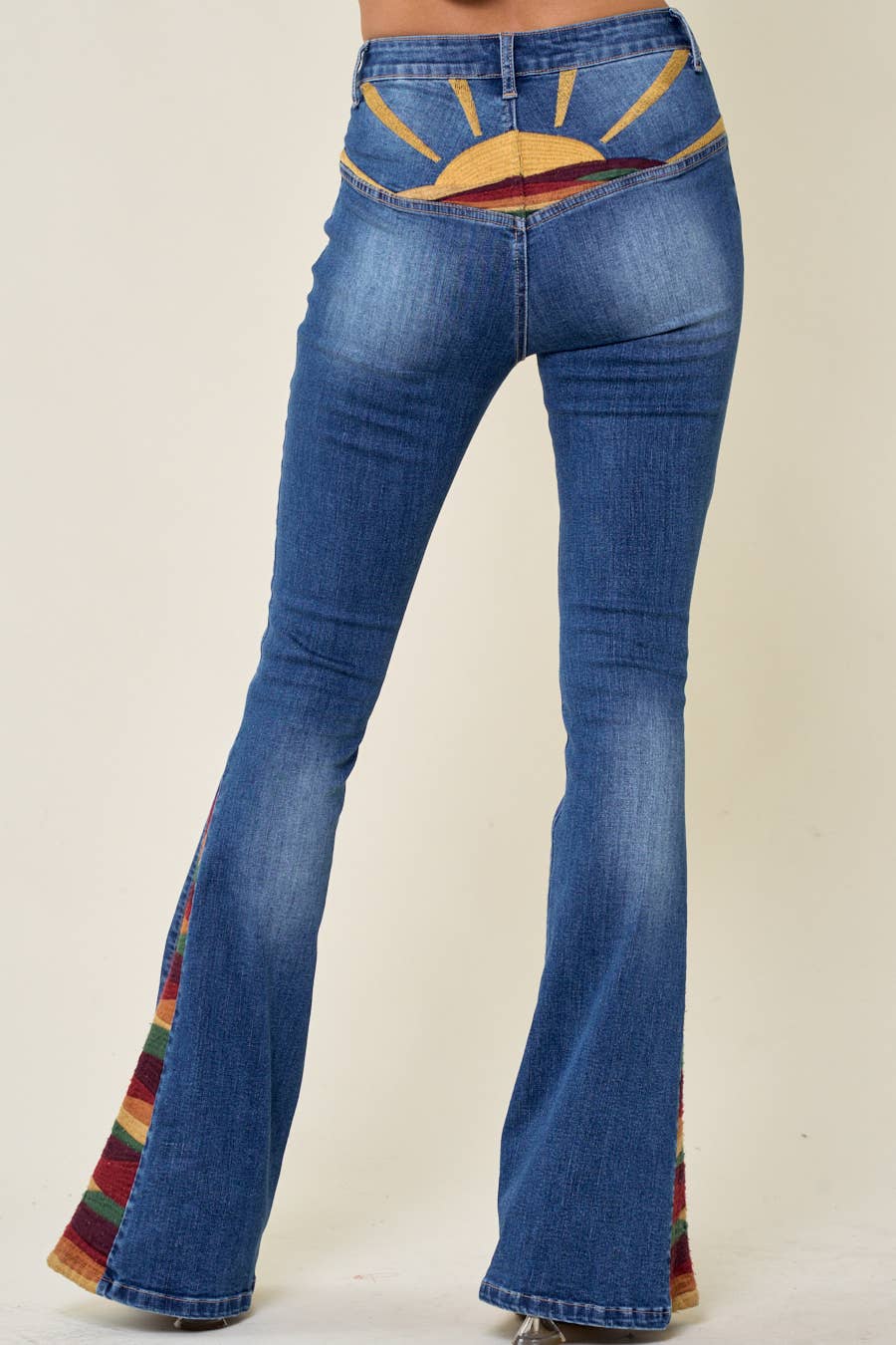 Jeans | SUNRISE EMBROIDERED |FLARE |Ladies