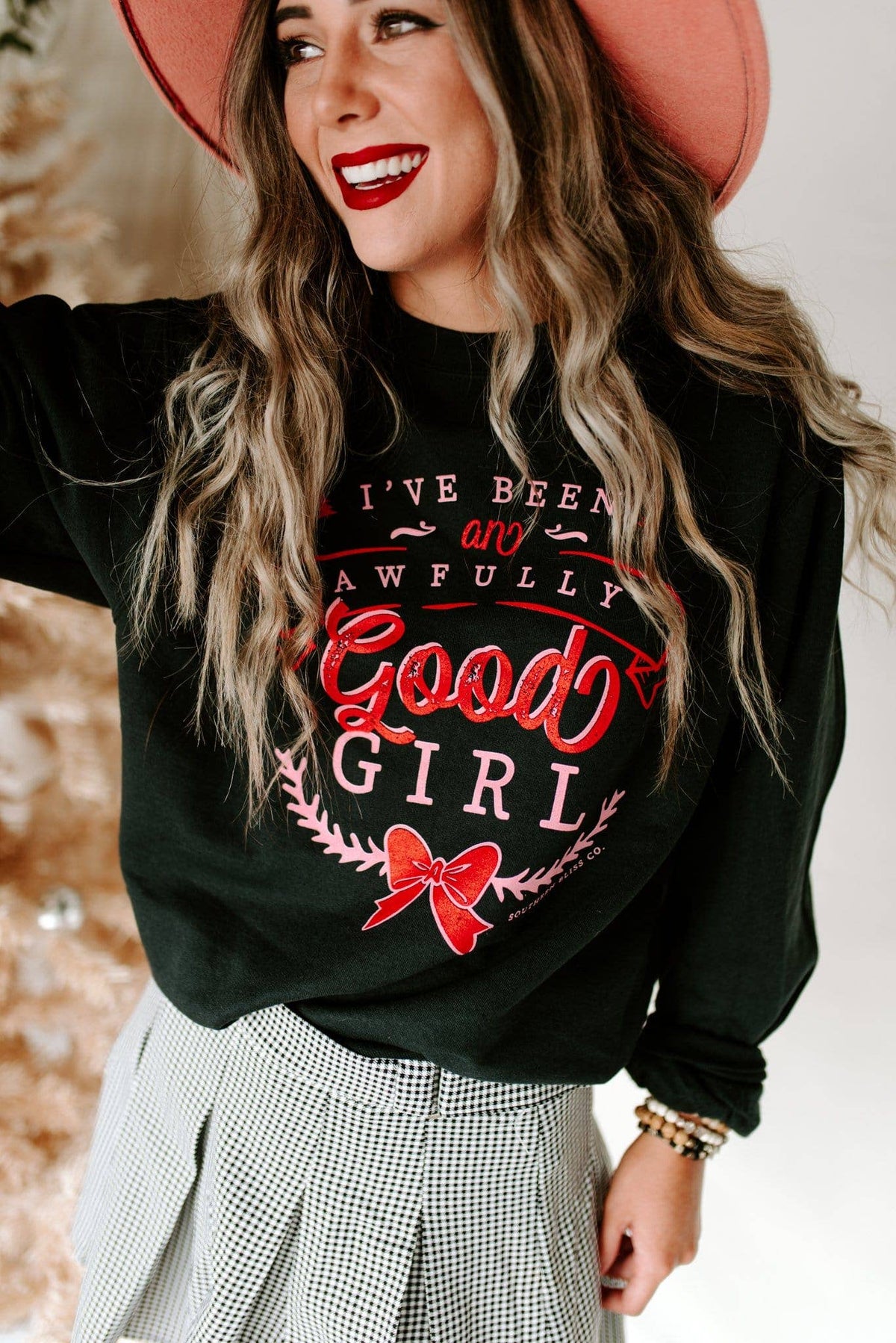 Awfully Good Girl | Holiday | Sweatshirt