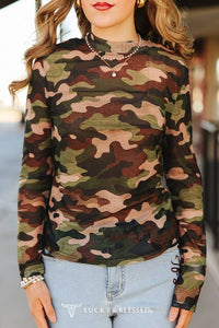 Ladies | Mesh | Undershirt | Camo