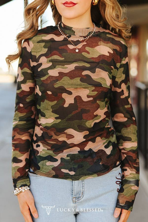 Ladies | Mesh | Undershirt | Camo