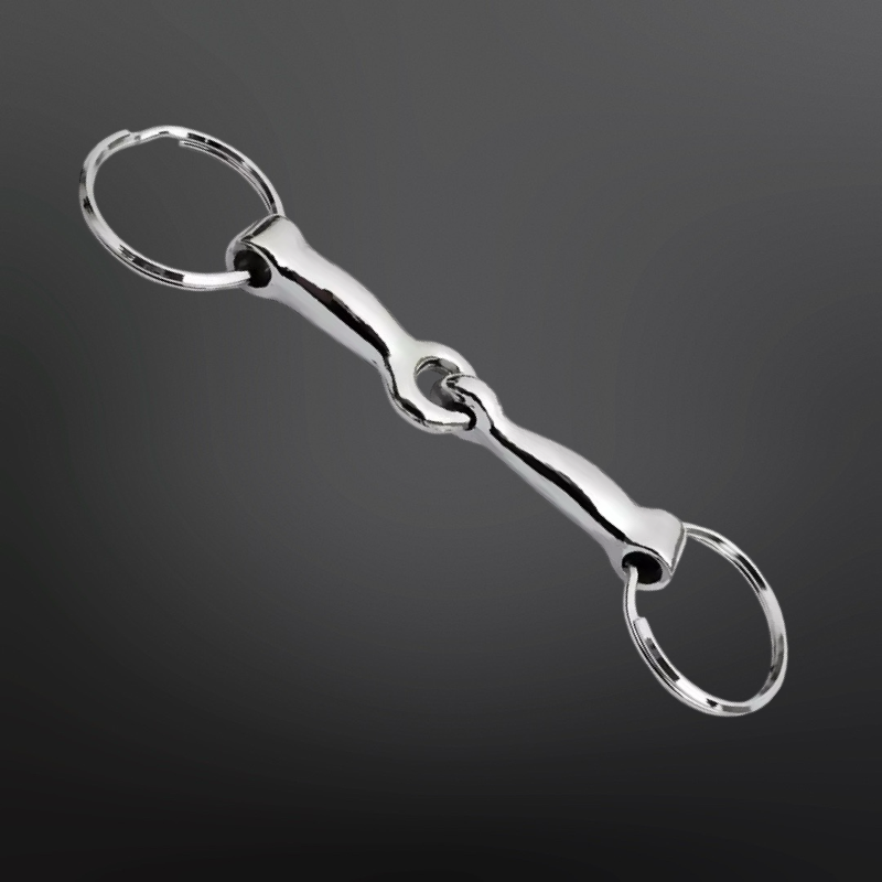 Westrian International - Western Equestrian Dee Ring Snaffle Bit Keychain