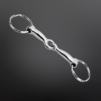 Westrian International - Western Equestrian Dee Ring Snaffle Bit Keychain