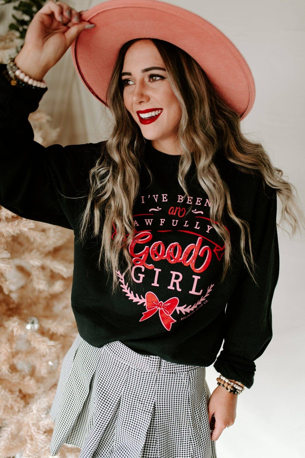 Awfully Good Girl | Holiday | Sweatshirt