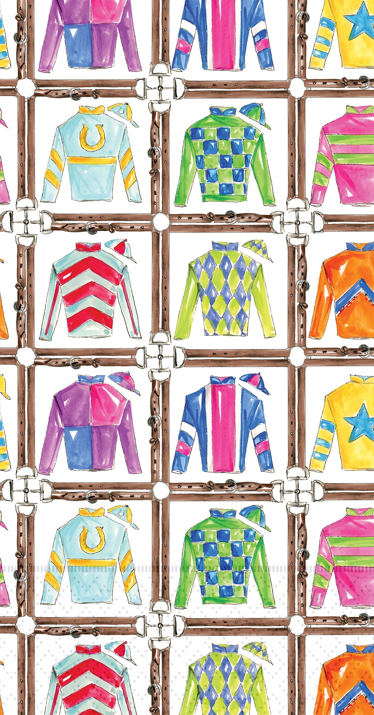 Derby | Framed Silks | Paper Towels