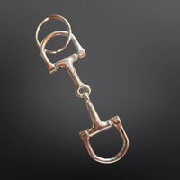Westrian International - Western Equestrian Dee Ring Snaffle Bit Keychain