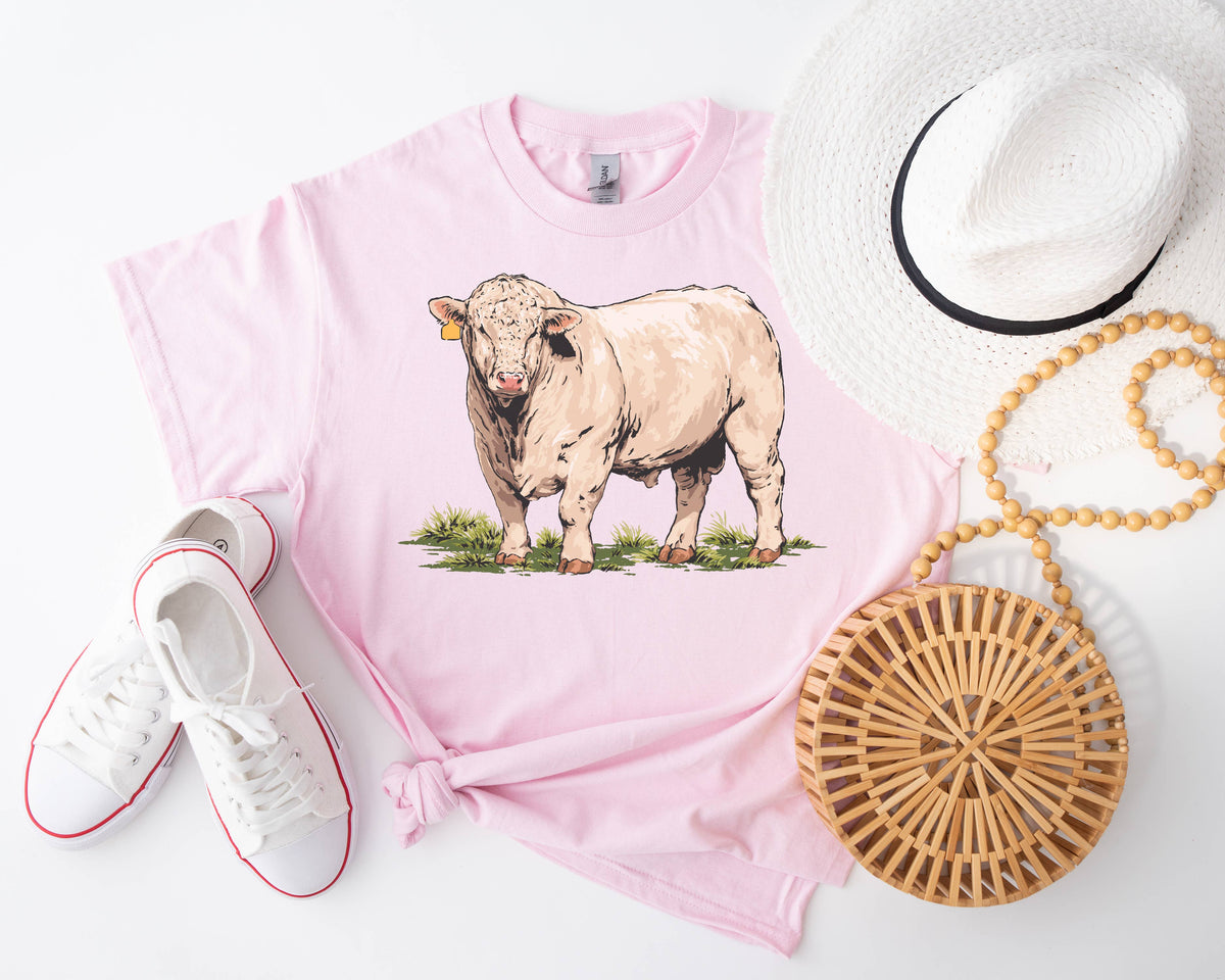 T-Shirt| The Charolais Bull|  Tee