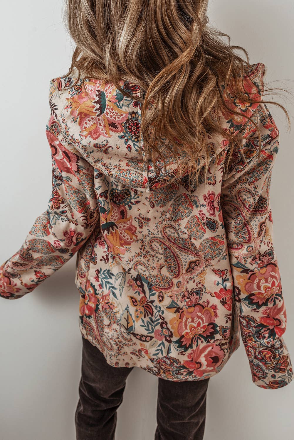 Ladies | Paisley | Floral | Sherpa | Jacket