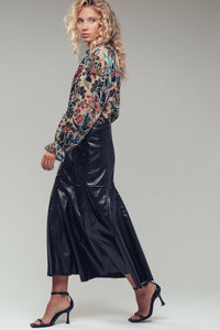 Ladies | Smocked | Blouse | Velvet